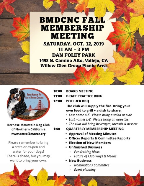 Fall Membership Mtg 2019